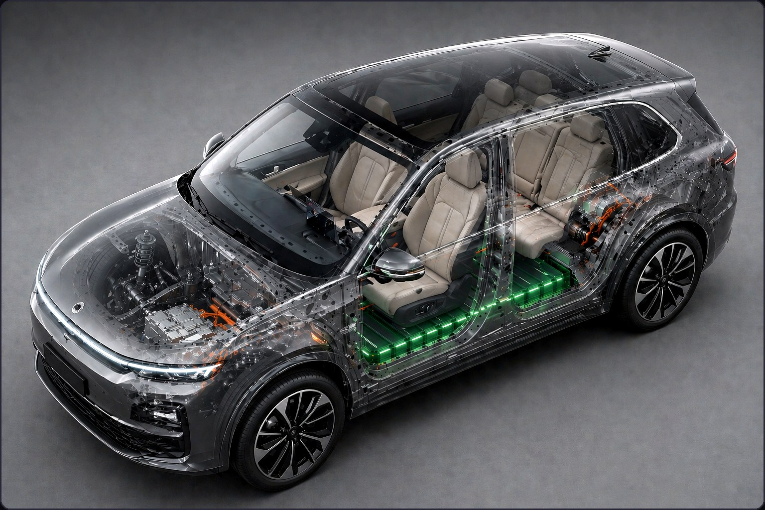 Lixiang Li Auto - рентген автомобиля